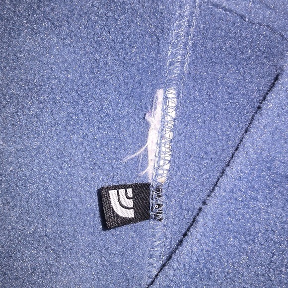 North Face Chunky Fleece Neck Gaiter Tube Scarf Ski Winter Blue One Size Adult - Picture 3 of 5